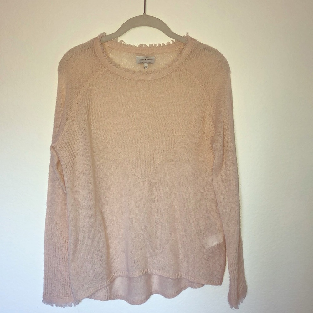 Never worn light sweater- Lucky Brand
